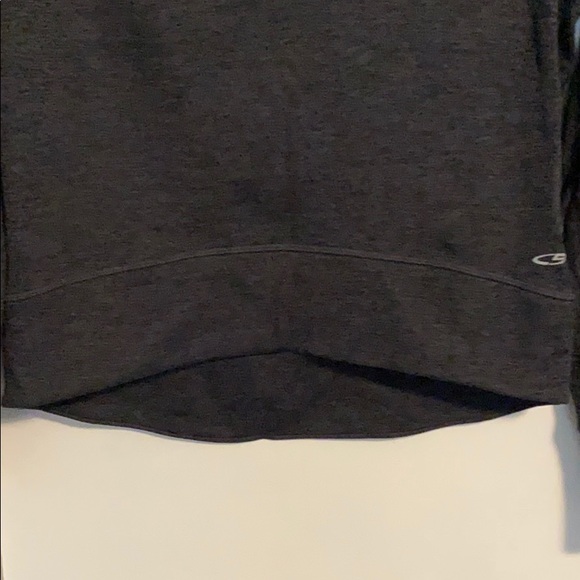 Champion Duo Dry Hi Lo Hem Dark Gray Sweatshirt - Picture 4 of 8